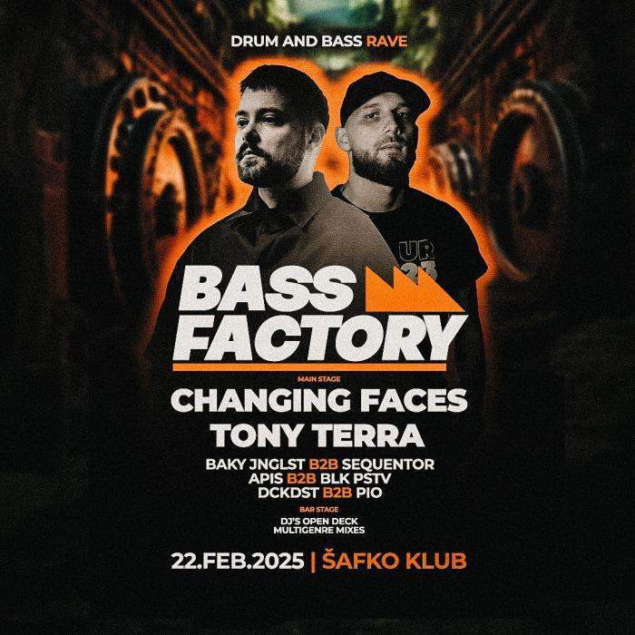 BASS FACTORY w. CHANGING FACES & TONY TERRA